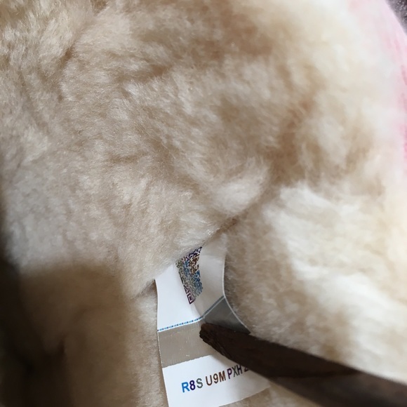 UGG CLASSIC II METALLIC GLITTER BOOTS -ROSE GOLD GLITTER SUEDE -BIG KIDS US 5 - Picture 7 of 8